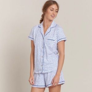 Roller Rabbit Hearts PJ Polo Set Small